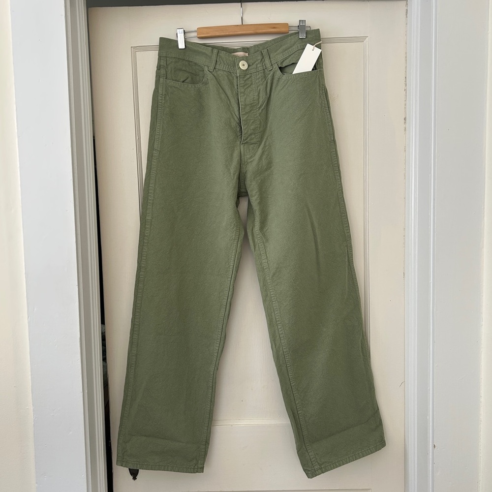 ~traded~ BNWT Jesse Kamm Cali Slims Aloe 14 FSOT
